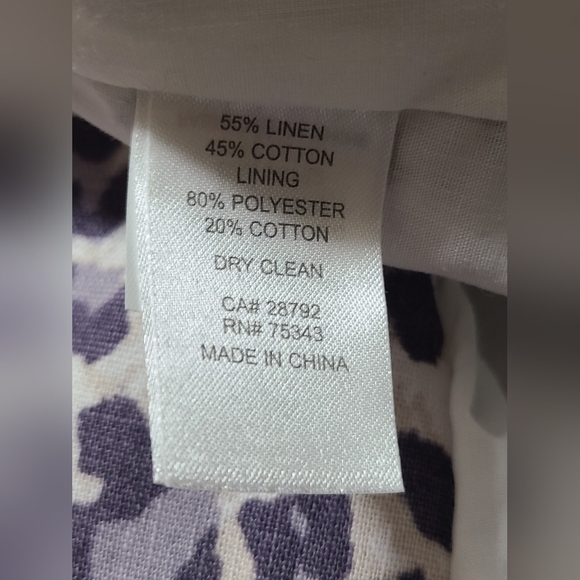 Rachel Zoe open-front blazer in a cream and lavender leopard print *NWT* - Picture 13 of 14